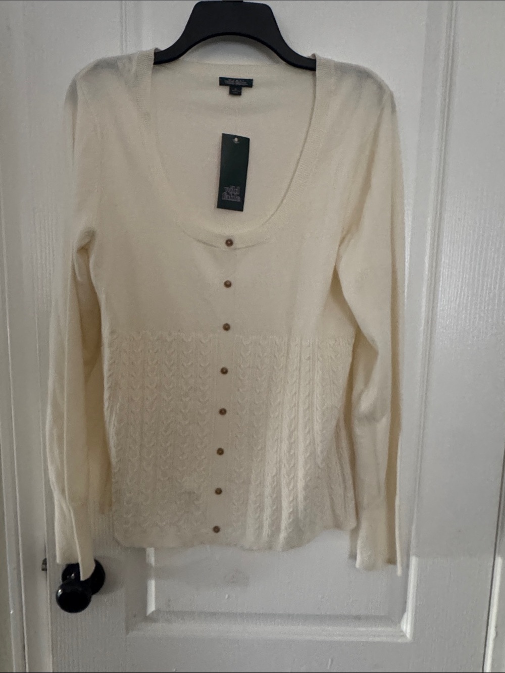 wild fable Cream V-Neck Lightweight Sweater